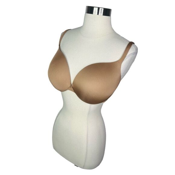 SKIMS Ultimate Push Up Plunge Bra - Size 36DD - Sienna - Picture 3 of 6